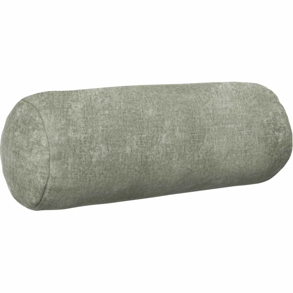 vidaXL Kussensloop 6 st HEERLEN Groen Dia. 15 x 40 cm Chenille Stof