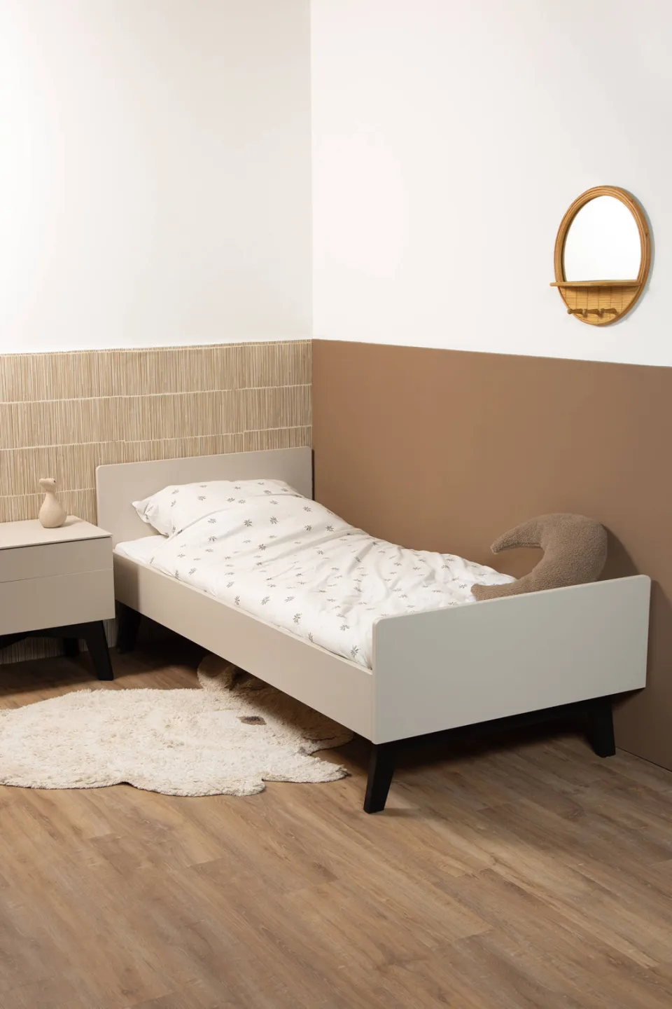 Witlof for kids Tuck-Inn dekbedovertrek kinderbed Little Charm ecru/grijs, foto 3