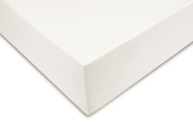 Zohome Satinado Hoeslaken - Eenpersoons - Katoensatijn - 90x210-220cm - Off-White