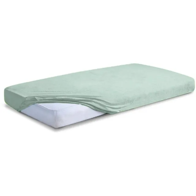 Matex Premium Serie - Frotte Hoeslaken - 160x200 cm - Lichtblauw