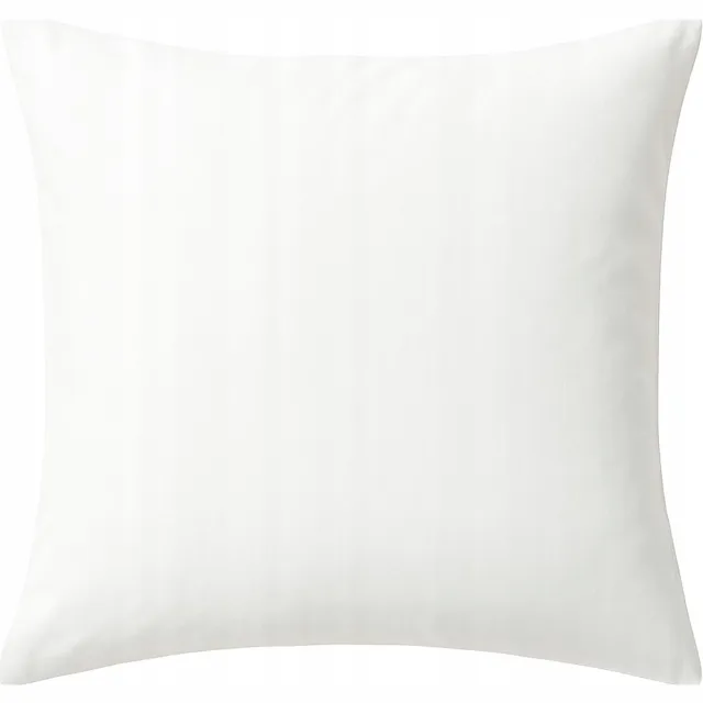 Fitizzio Katoenen Kussensloop 40x40 cm met Rits - Zacht & Duurzaam Wit