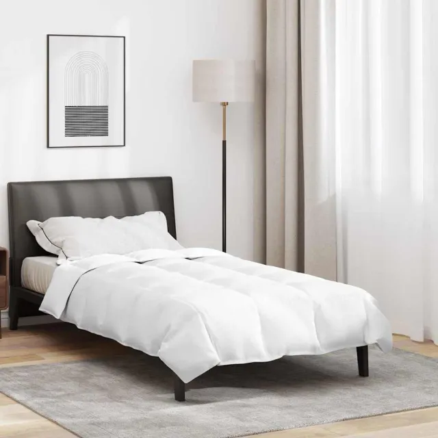vidaXL Winter Dekbed 135 x 200 cm Winter Veren Wit Ademend