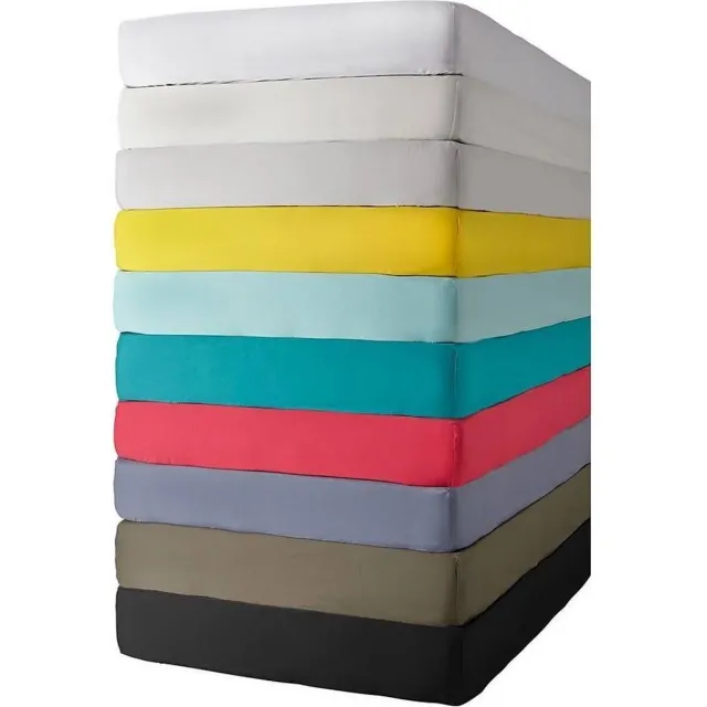 Essenza Hoeslaken Percal Eenpersoons - Framboos 90x210 Color : Framboos
