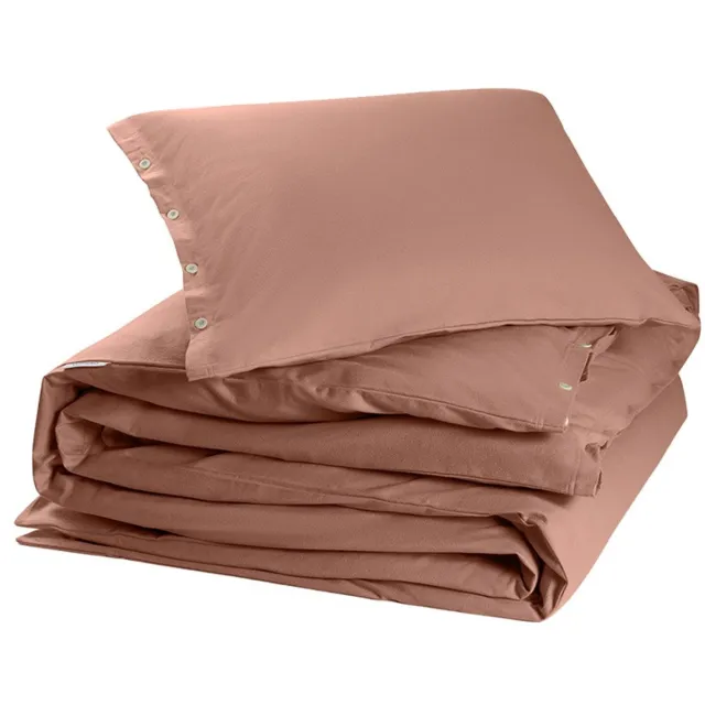 Yumeko dekbedovertrek flanel café au lait + 1/ - Biologisch & ecologisch