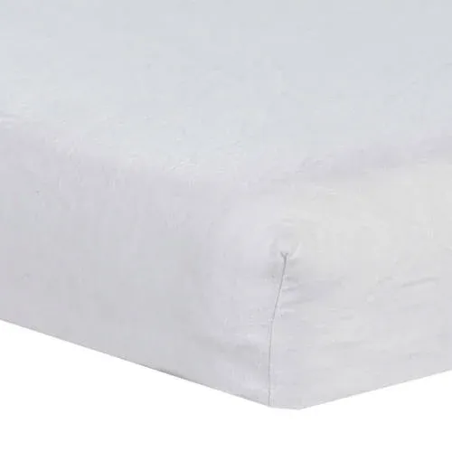 ABZ katoenen molton wieg matrasbeschermer 40x80 cm Kindermolton Wit