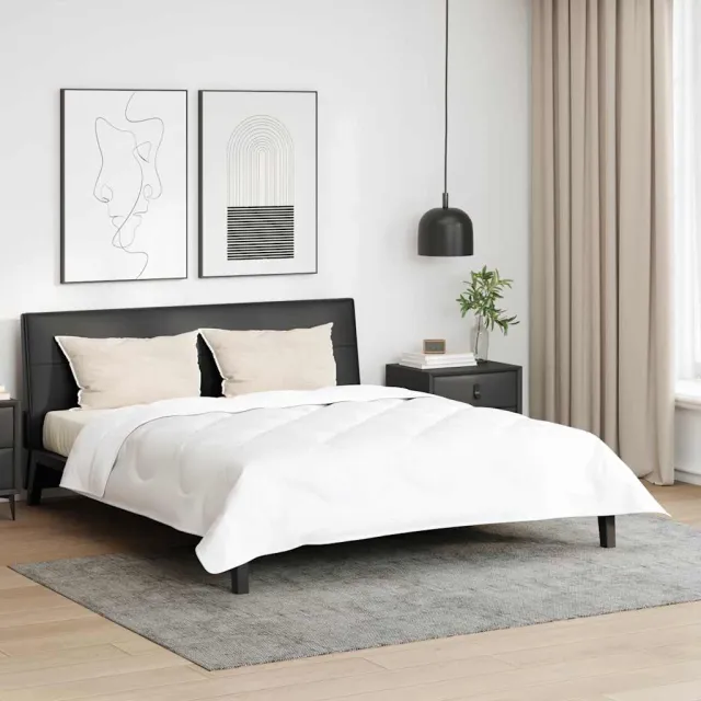 vidaXL Hoofdkussen 2 st 80 x 40 x 20 cm Polyester Wit