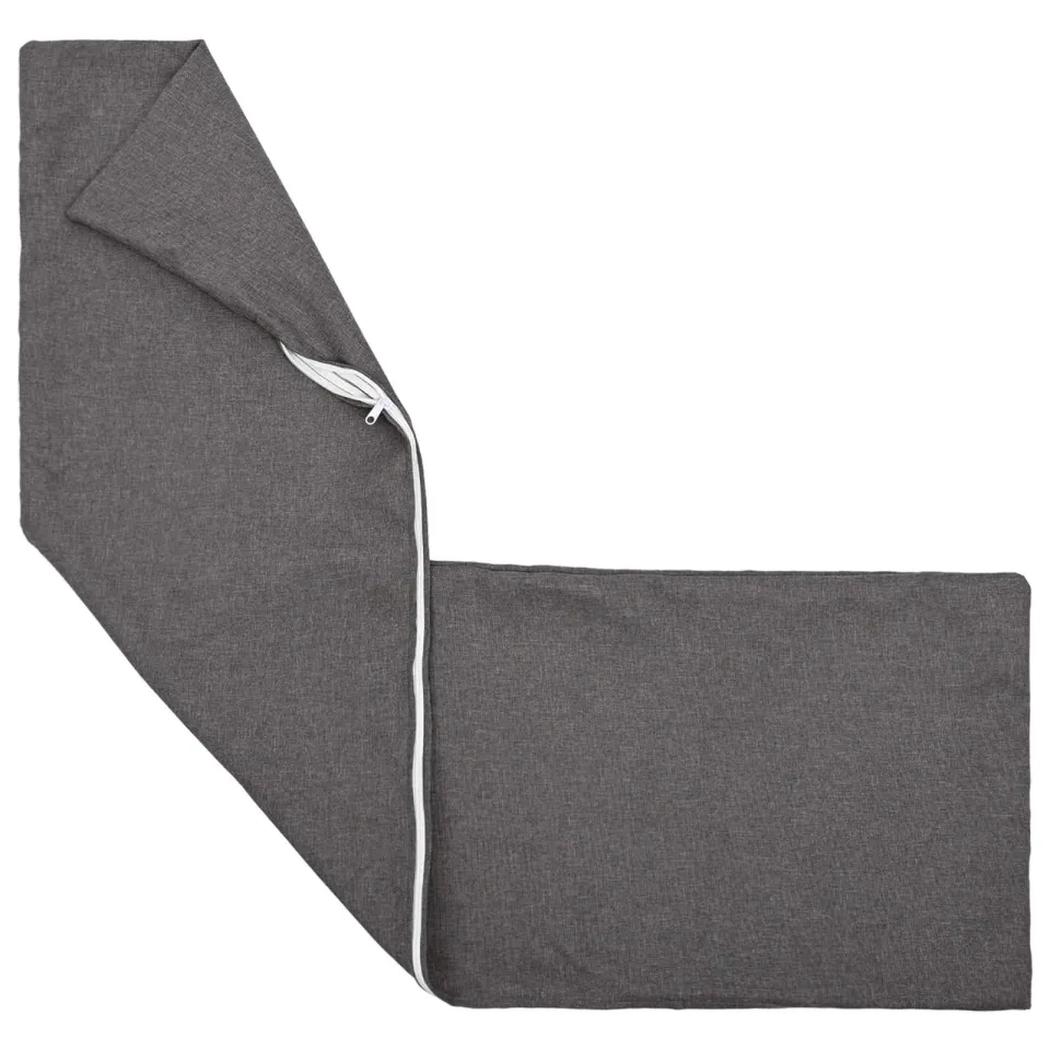 vidaXL Kussensloop HEERLEN Lichtgrijs 40 x 145 cm Stof, foto 4