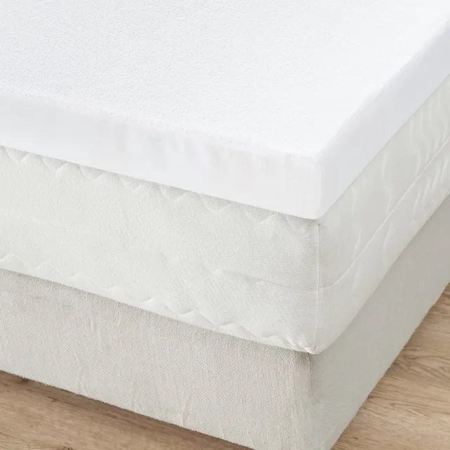 Mistral Home TOPMATRASBESCHERMER - waterdicht - 140 x 200 x 12 cm - tweepersoons - effen kleur - wit