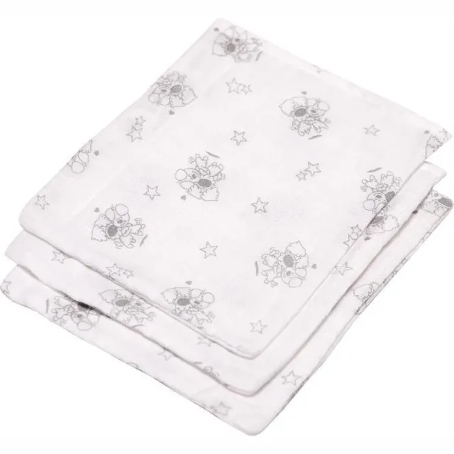 Briljant Baby Woezel & Pip Washand Hydrofiel Multicolor