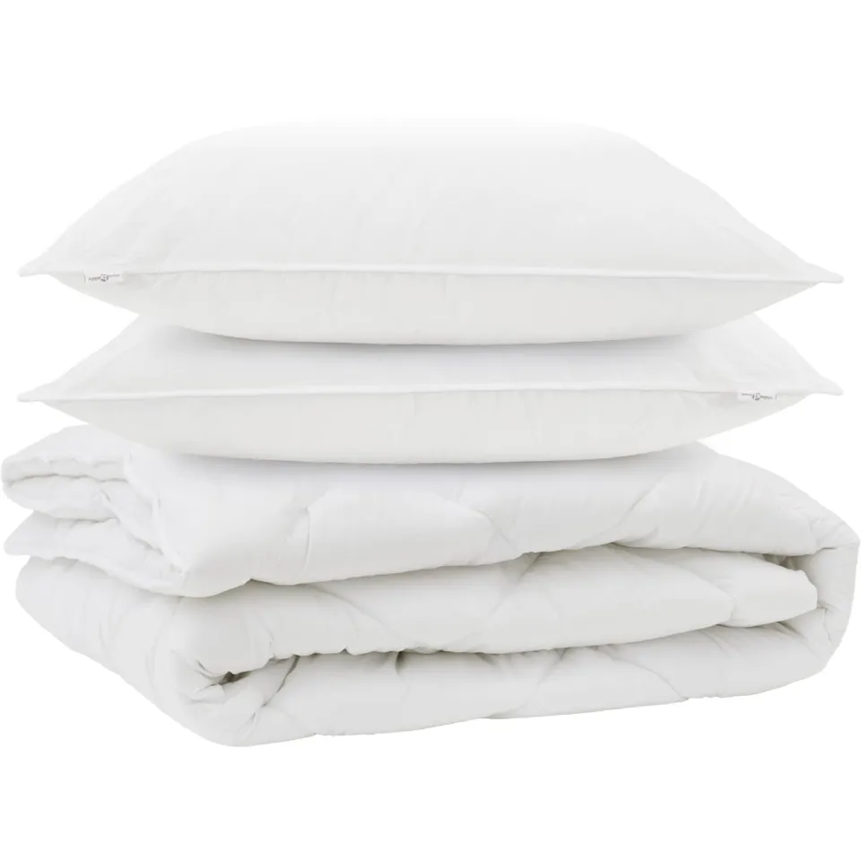 vidaXL All-season dekbed met kussen 3 st Wit Microvezel, foto 3
