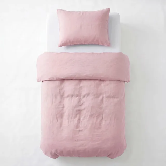 Dreamhouse stone washed dekbedovertrek 1-persoons roze, foto 2