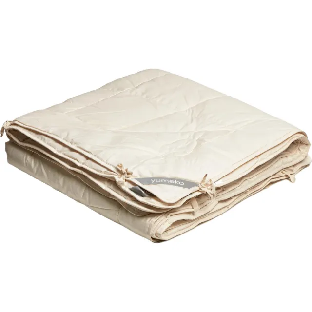 Yumeko dekbed tencel 4-seizoenen 260x220 - Biologisch & ecologisch ecru