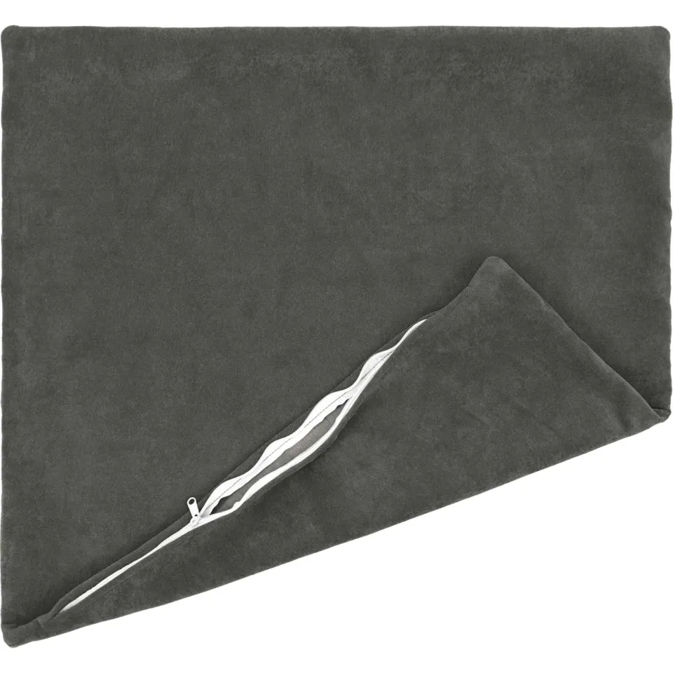 vidaXL Kussensloop 2 st HEERLEN Antraciet 65 x 65 cm Microfiber Fleece, foto 4