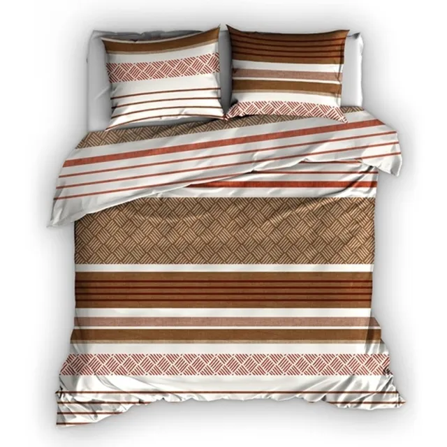 Satin D Or Satin d'Or dekbedovertrek Westfield Koper Bruin