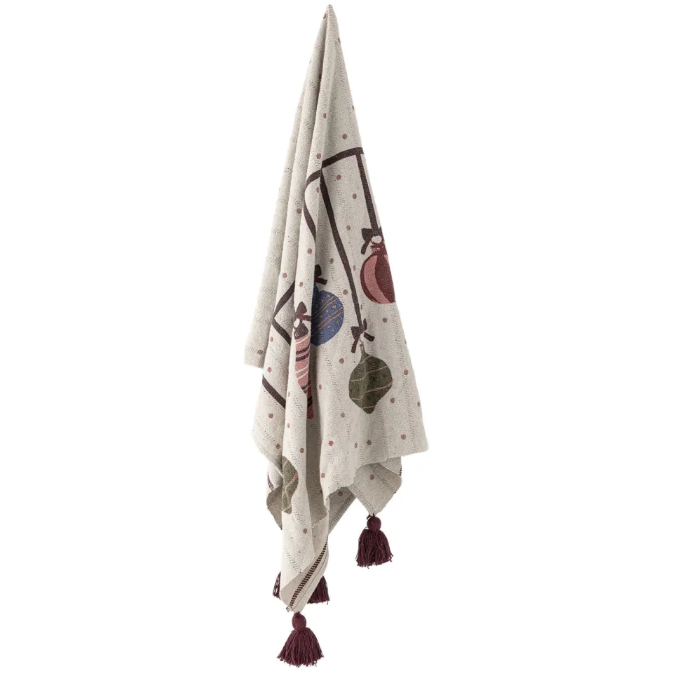 Bloomingville Ornamentia plaid beige, foto 2