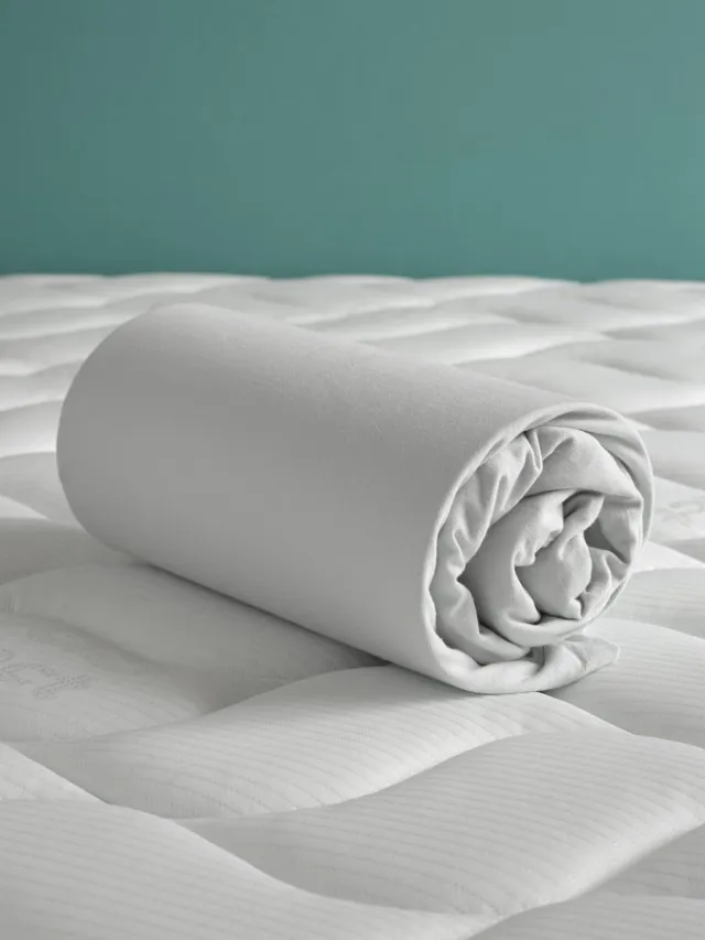 De Witte Lietaer Hoeslaken - Case Oyster - Tweepersoons - 180 x 200/220-h40 - Katoen Jersey Lichtgrijs