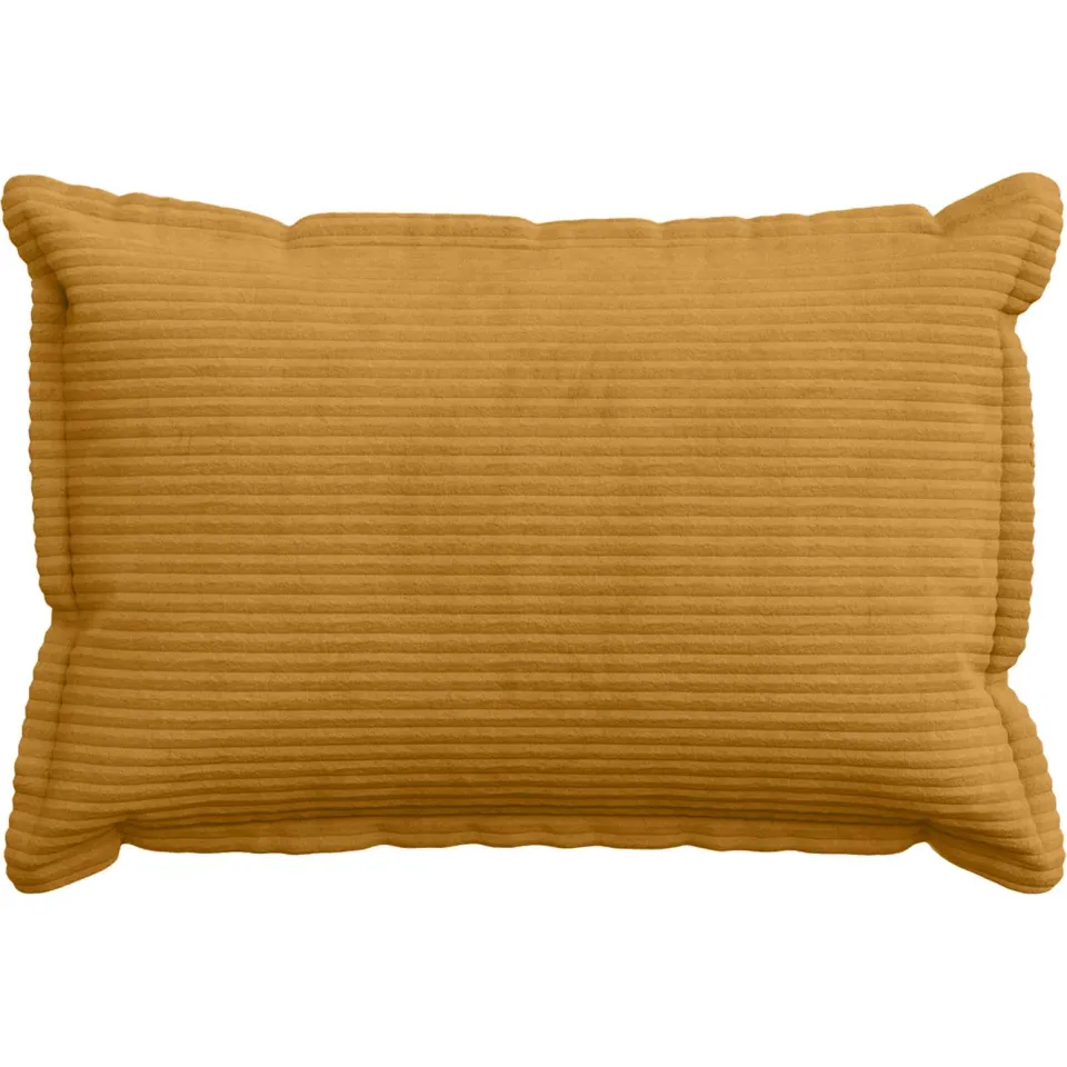 vidaXL Kussensloop 6 st HOUTEN Geel 30 x 50 cm corduroy