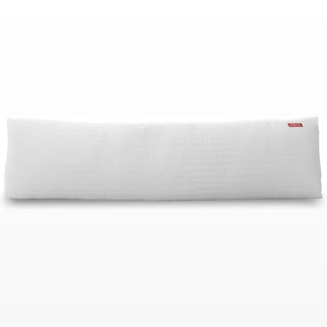 Zydante Swisstech Stretch Hoofdkussen 140x40 cm – Lang Knuffelkussen – Latex Vulling – Nekondersteuning – Rugsteun – Slaapkussen Wit