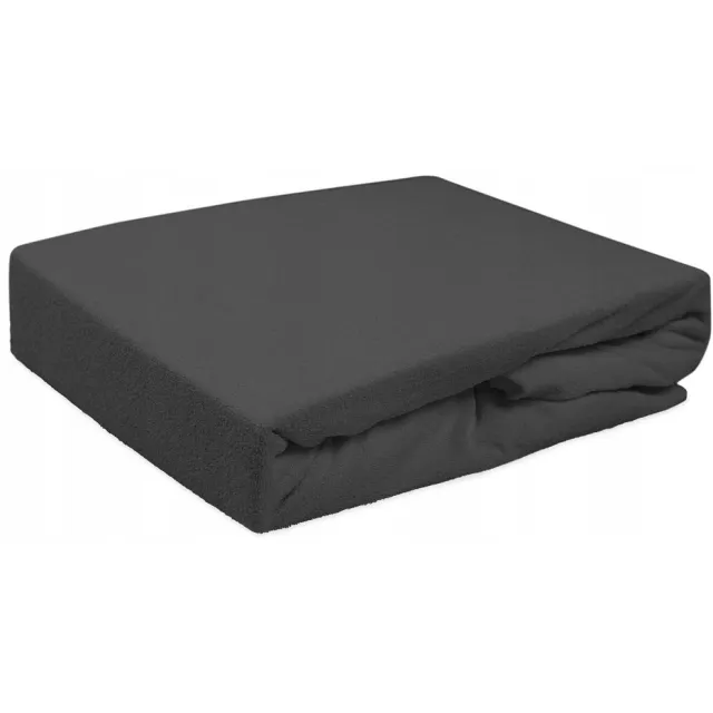 Darymex Badstof hoeslaken met elastiek - 70x140 cm - Grijs