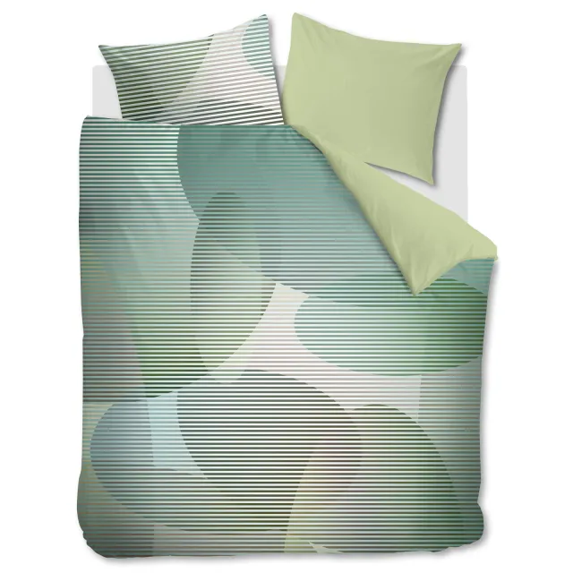 Beddinghouse Dutch Design dekbedovertrek lits-jumeaux groen
