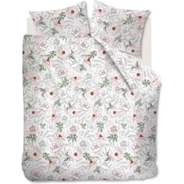 Ambiante Nadie dekbedovertrek - Lits-Jumeaux - 240x200/220 - Roze