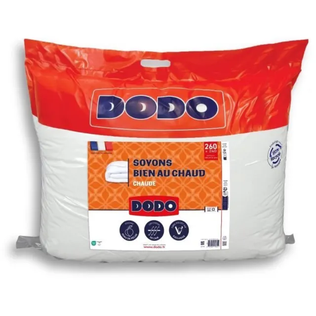 EDA DODO - Duvet - Warm - 240 x 260 - 400g/m² - VOLUPT'AIR - Wit