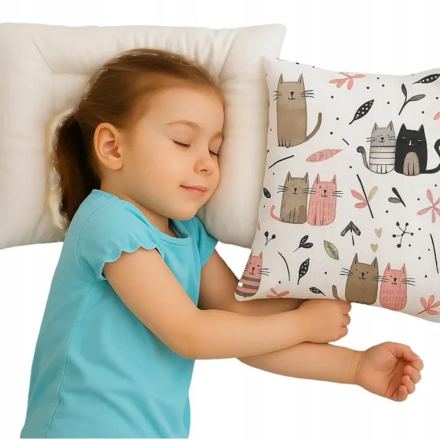 Sleepon_pl Kinderkussen schoentjes 40x40 cm - Katoen - Shady Dieren & Eenhoorns Multicolor
