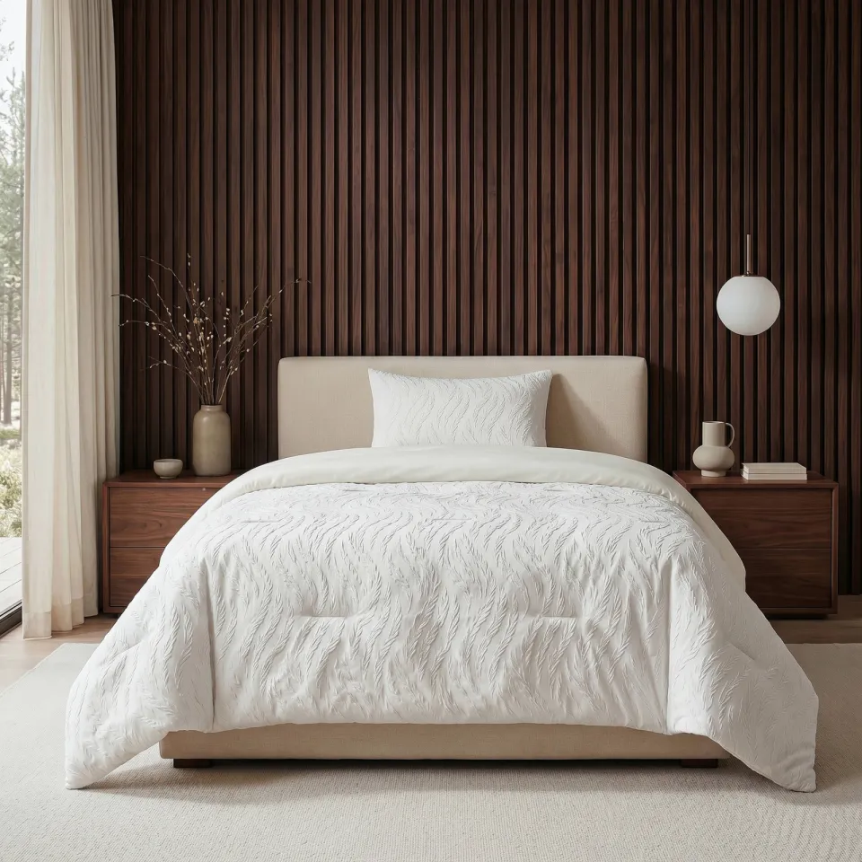 Sleeptime Lazy synthetisch enkel dekbed - beige, foto 7