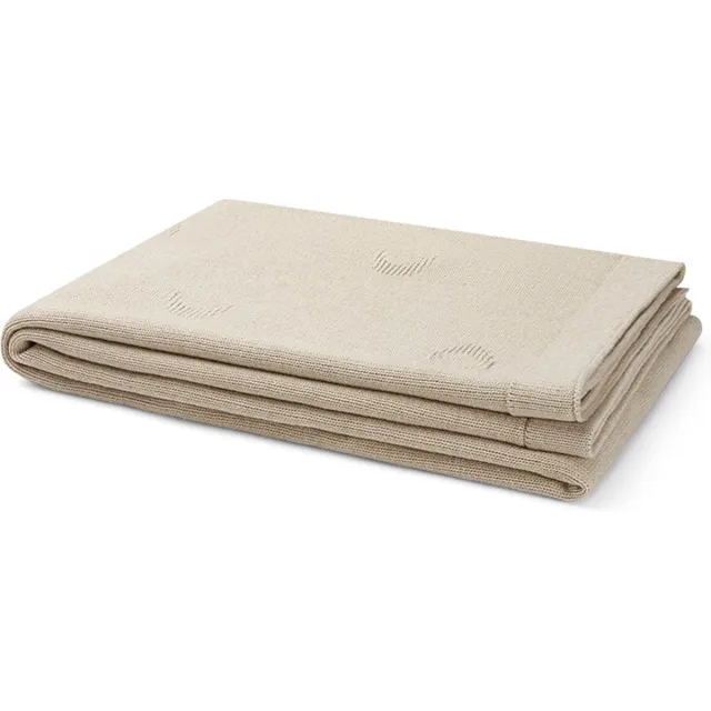 Yumeko kinderdeken katoen moon oat melange 100x150