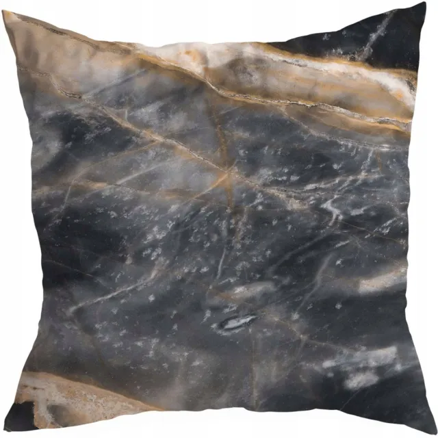 HomeView Decoratieve kussensloop 40x40 cm, zachte stof, met rits meerkleurig