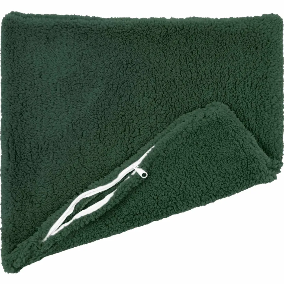 vidaXL Kussensloop 2 st HEERLEN Donkergroen 40 x 40 cm Bouclé