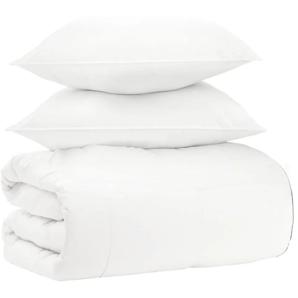 vidaXL Dekbedset 220 x 240 cm Alle seizoenen wit, foto 3