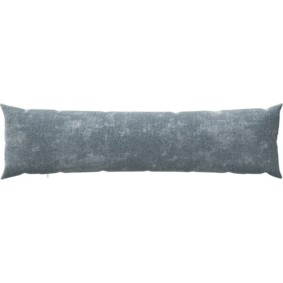vidaXL Kussensloop HEERLEN Lichtblauw 40 x 145 cm Chenille Stof blauw, foto 4