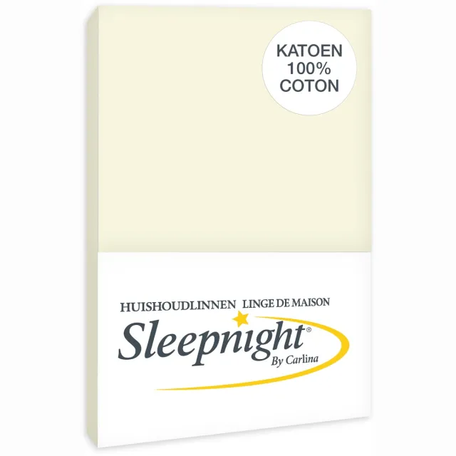 Sleepnight Lakenset Katoen Ivoor - 2 kussenslopen - [Ivoor]