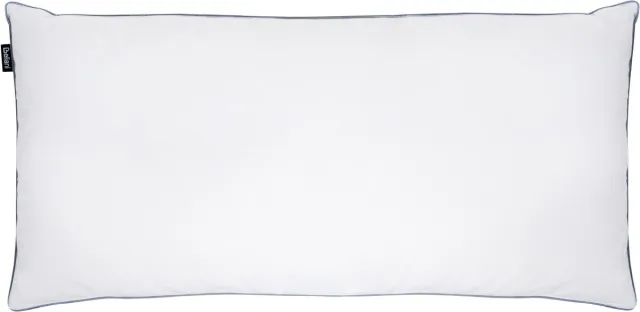 Beliani TEIDE - Hoofdkussen 3 vakken - Wit - 40 x 80 cm - Hoog - Eendenveren