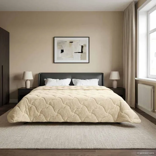 vidaXL Vol jaar dekbed 200 x 240 cm Crème