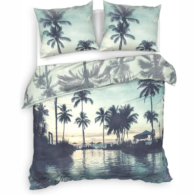 Heckettlane Heckett & Lane dekbedovertrek Aurora (Grey)-260x200/220 cm