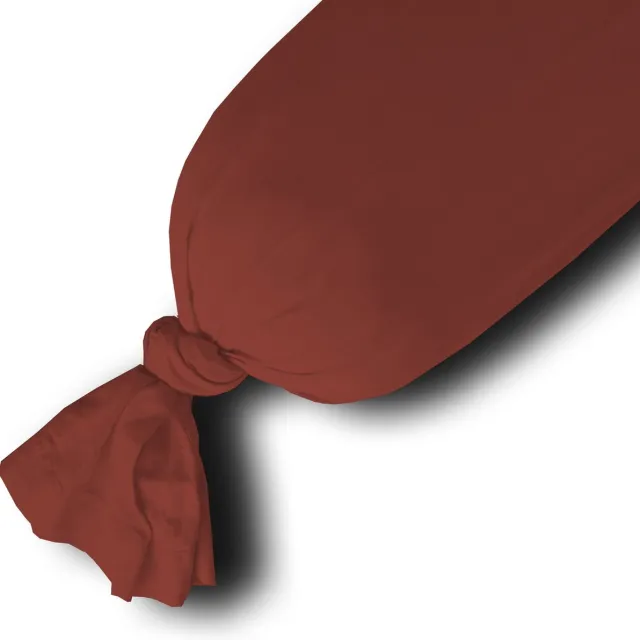Gulings Guling-sleeve - Kussensloop Terracotta, 185cm, 100% Katoen, Geschikt voor Guling XL, Luxe en Soft, Zachte Slaapervaring