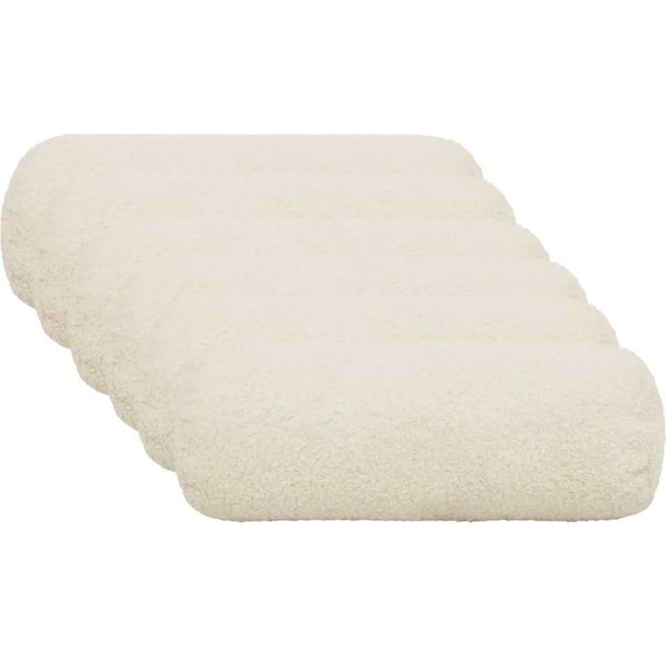 vidaXL Kussensloop 6 st HEERLEN Crèmekleurig Ø 15 x 40 cm Bouclé, foto 3
