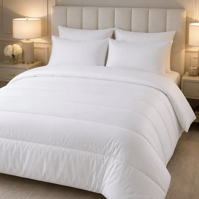 FERBELLA Dekbed 260 x 240 cm – Comfort – Polyester GRS – Zacht & Warm – Wit – Lits-Jumeaux