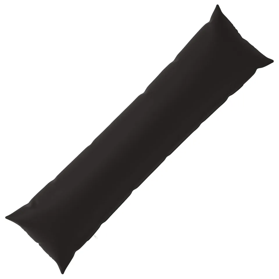 vidaXL Kussensloop HEERLEN Zwart 40 x 145 cm Polyester