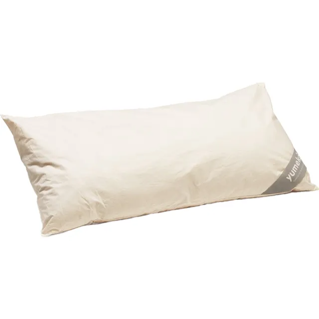 Yumeko hoofdkussen wol 40x80 medium - Biologisch & ecologisch ecru