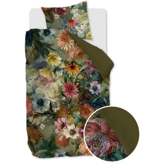 At Home by BeddingHouse Forever Flowers Dekbedovertrek - Multi - 140 x 200/220 cm + 1x 60 x 70 cm multicolour