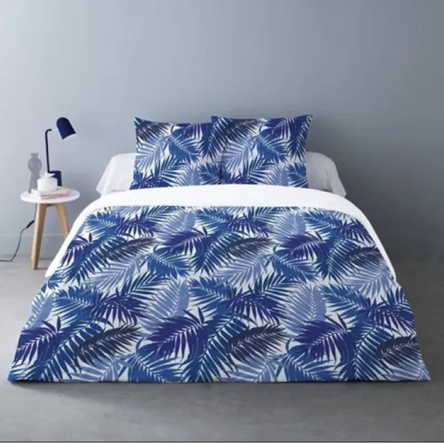 better night 2-persoons Dekbedovertrek katoen Bibas 240x220 met 2 kussenslopen 65x65 blauw