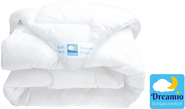 Vitality Pur Dreamio Soft All Year Dekbed - 200x200 - Tweepersoons - Enkeldekbed Voor Alle Seizoenen - Ademend & Vochtregulerend - Anti Allergie & Huisstofmijt - Luxe Hotelkwaliteit - Warmteklasse 3 - Zomer & Winterdekbed Wit