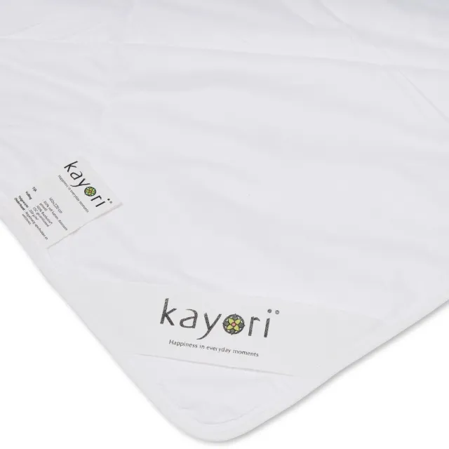 kayori Akashi Dekbed Lente/Herfst Katoen - 240x220 - 100% Katoen - Ademend & Vochtregulerend - Nederlandse Productie Wit