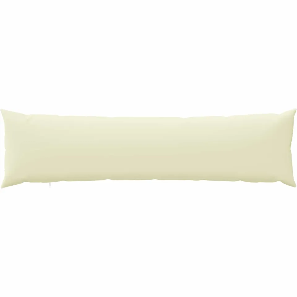 vidaXL Kussensloop 2 st HEERLEN Crèmekleurig 40 x 145 cm Polyester, foto 4