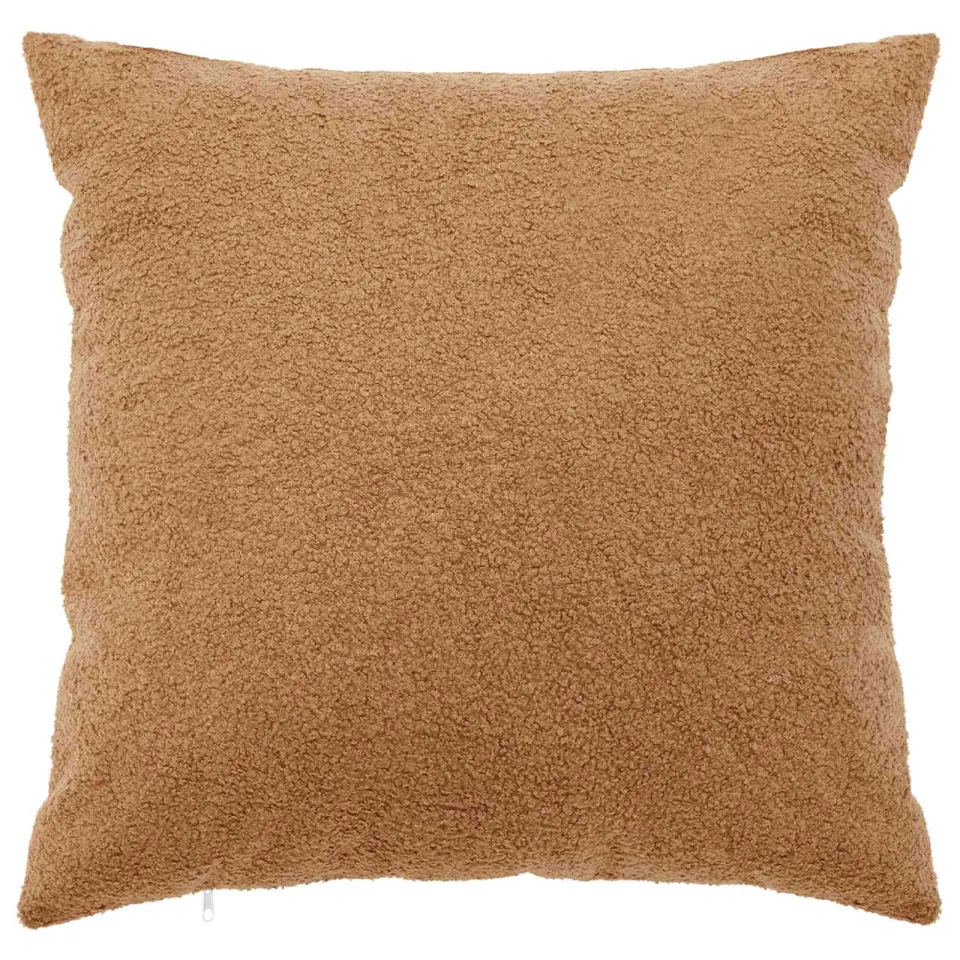 vidaXL Kussensloop 6 st HEERLEN Beige 60 x 60 cm Bouclé