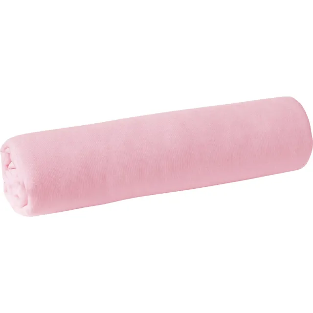 vertbaudet Set van twee babyhoeslakens uit rekbare jersey ROZE PALE