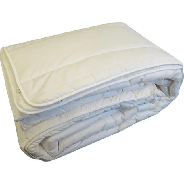 Deltex Wollen 4-Seizoenen Dekbed (met Rits) - 100% Wol - Litsjumeaux - 240x220 cm Ecru